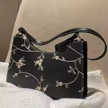 Summer Lace Flower Stitching Women's Shoulder Bag