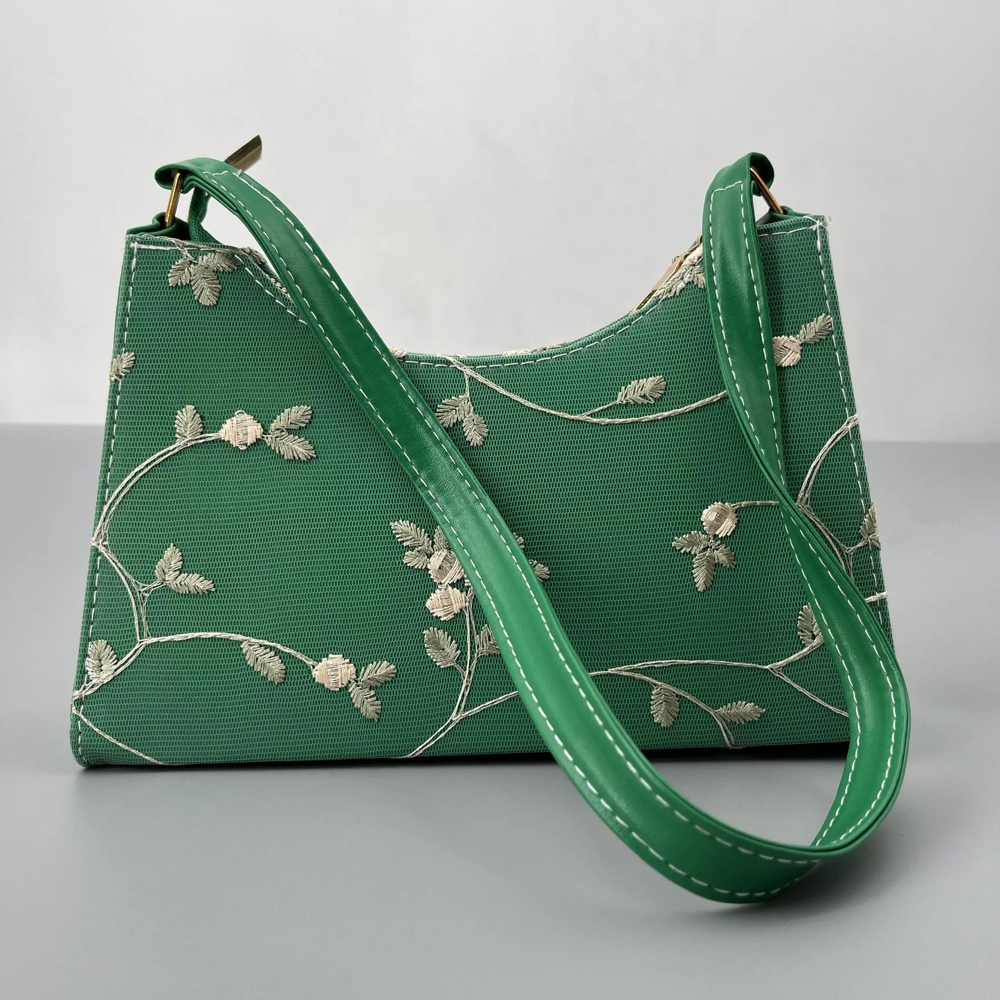 Summer Lace Flower Stitching Women's Shoulder Bag