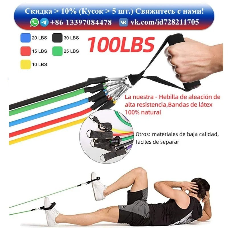 Resistance Band for Physical Exercise – Full Body Strength & Flexibility Training