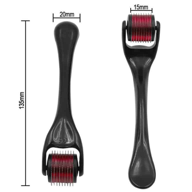 540 Titanium Derma Roller – Hair Growth, Beard & Facial Skin Care Naturally