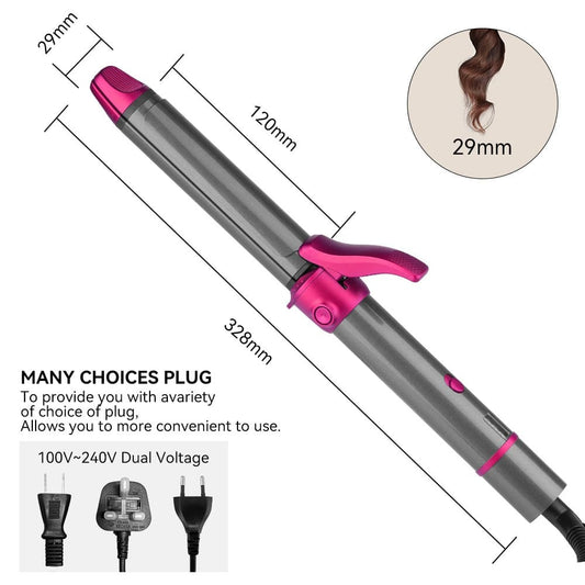 2-in-1 Nova Hair Straightener & Curler – Sleek & Curl with One Tool